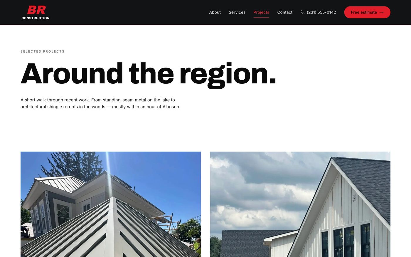 The projects gallery