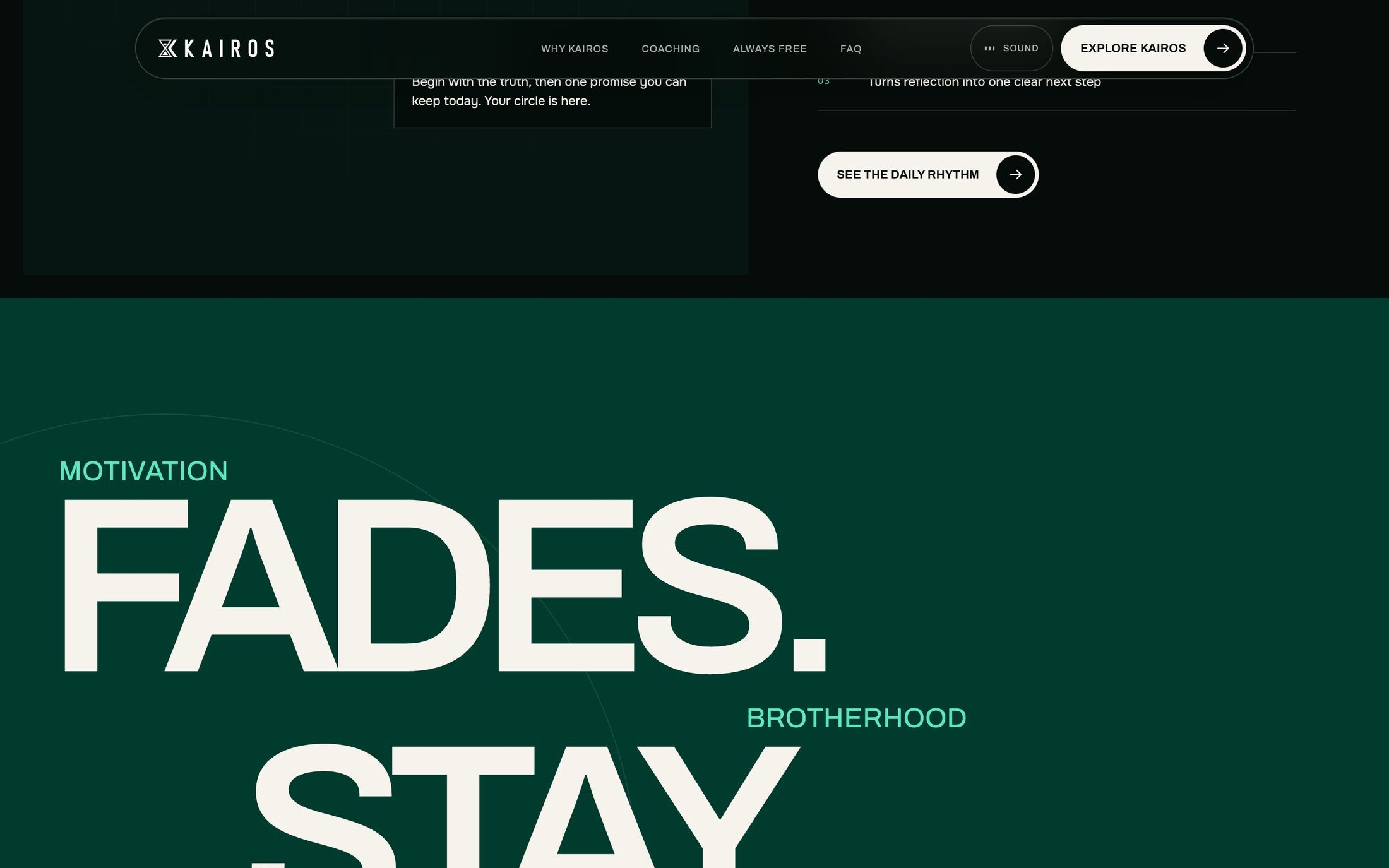 Giant type: Motivation fades, brotherhood stays