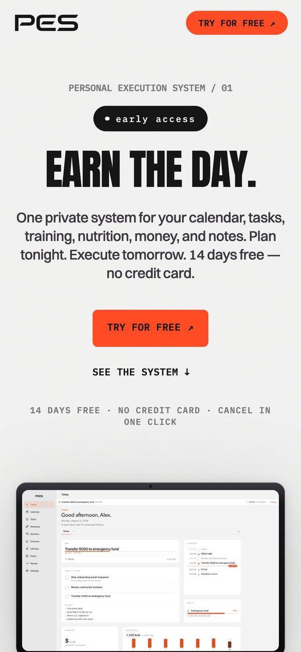 Homepage on a phone
