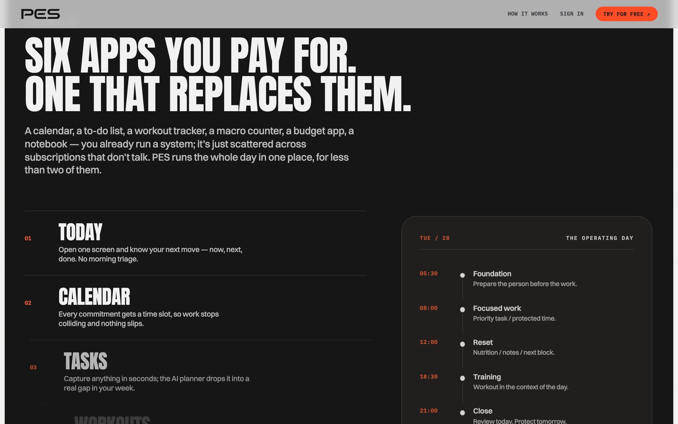 Six apps you pay for. One that replaces them.